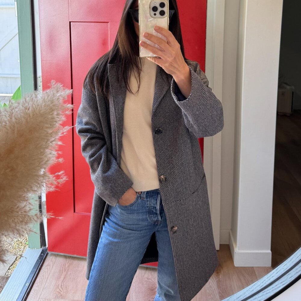 A.P.C. Tweed Coat Women's Size 34 (M)